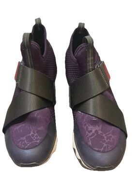 Sorel Women’s Sz‎ 8 Kinetic Sneak Purple Slip-on Hook Loop Shoes NL3374-506